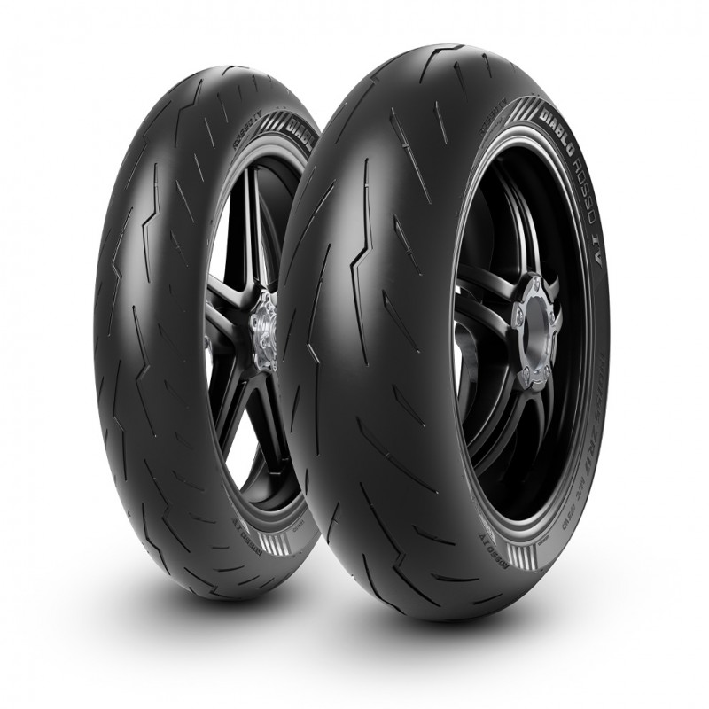 Vỏ pirelli DIABLO ROSSO 4 120/70-17 & 190/55-17