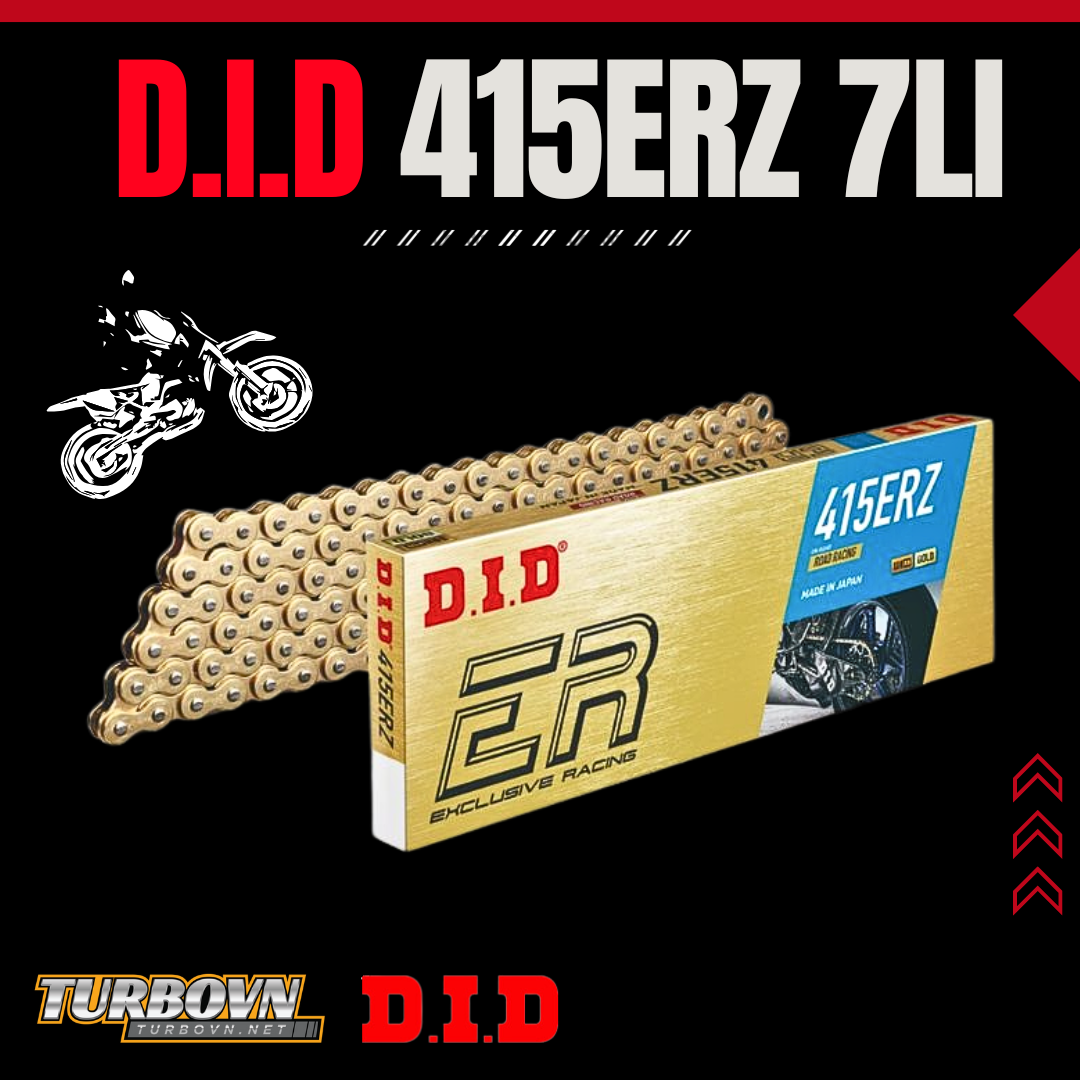 Sên DID 7li 415ERZ Racing Moto3 132L GOLD chính hãng.